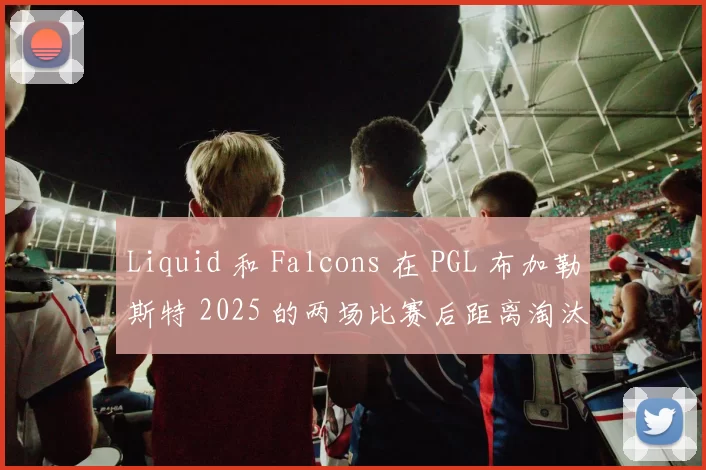Liquid 和 Falcons 在 PGL 布加勒斯特 2025 的两场比赛后距离淘汰仅一步之遥